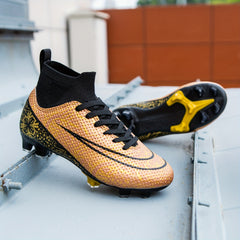 Kids Soccer Cleats Lightweight Non Slip Shoes Boys Girls