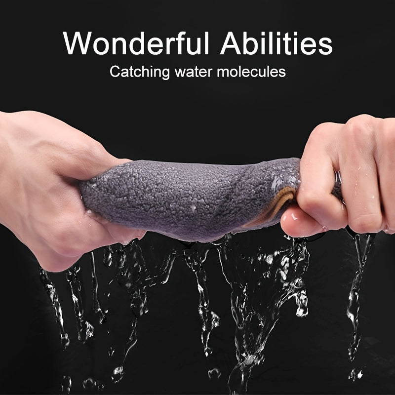 Car Wash Towel Coral Velvet Double-sided Microfiber Car Wipe Cloth