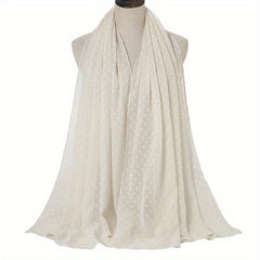 Solid Malaysia Bandana Shawl Soft Chiffon Scarf Sun Protective Headband Wrap