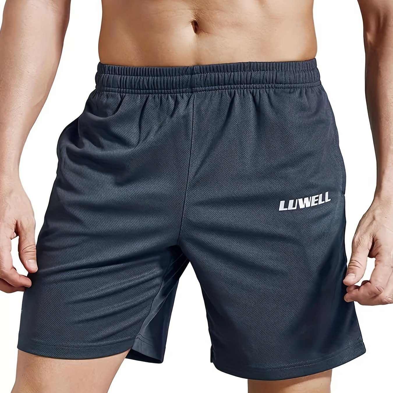 ZENGVEE Men's 7 Quick Dry Gym Running Shorts