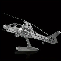 RAH66 3D Metal Stereo Puzzle Model Toy Helicopter Models For Kids