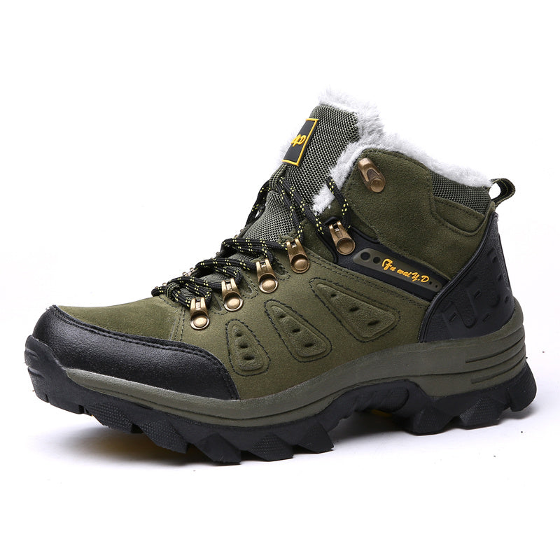 Men's Warm Anti-skid Snow Boots Thermal Hiking Shoes