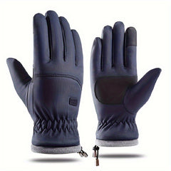 Plush Thickened Winter Gloves Windproof Waterproof Warm Touch Screen Gloves