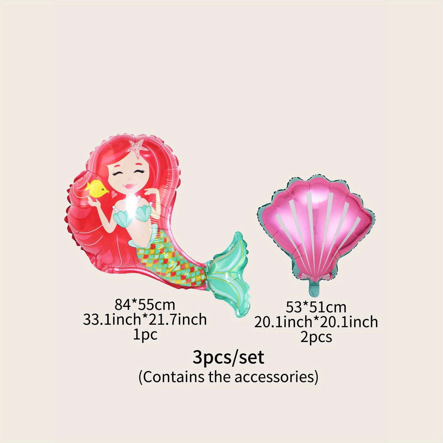 Mermaid Birthday Balloon Set - Create a Magical Scene