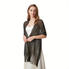 Thin Filigree Shawl Beach Towel for Prom Party