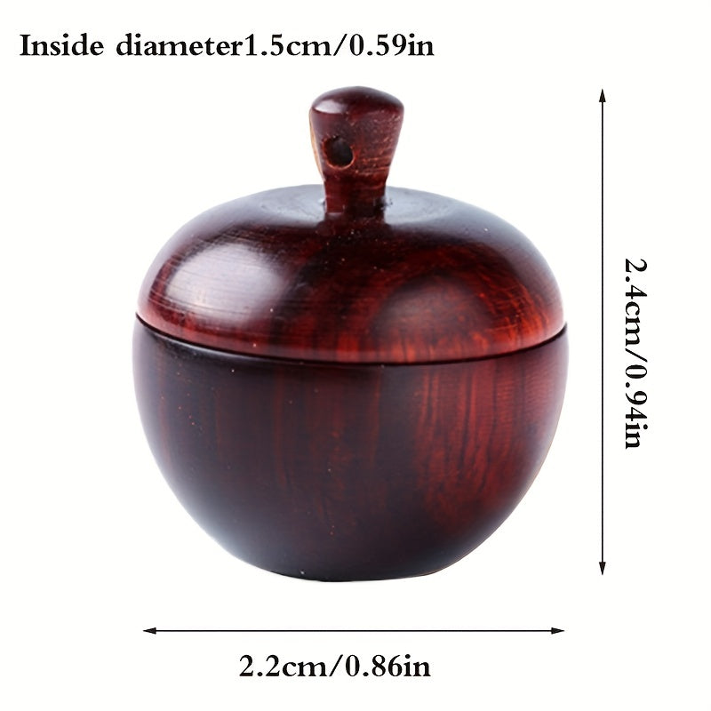 Mini Sandalwood Medicine Pill Box Portable Storage Can
