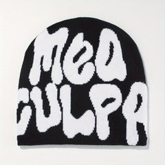 MEA CULPA Unisex Hip Hop Beanie Cap Y2K Street Knit Hat