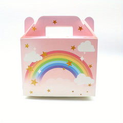 6pcs Unicorn Gift Boxes Snack Boxes for Birthday Party