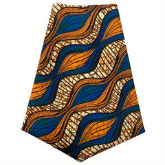 6yard 548 RealWax Ankara Fabric Background Africa Polyester Print