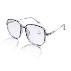 Square Anti Light Glasses Metal Frame