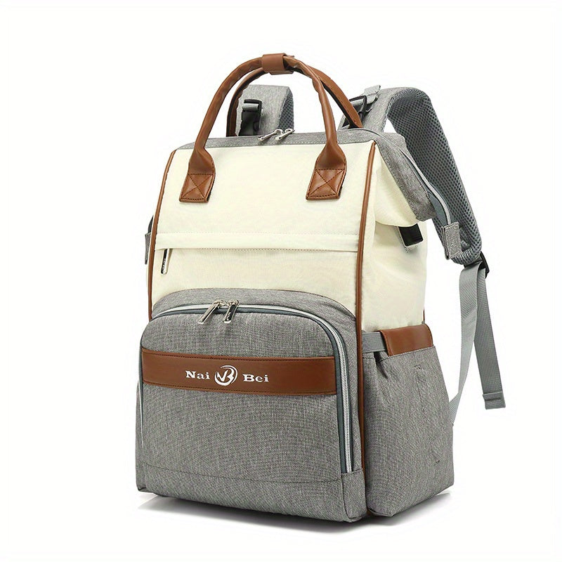 Large Diaper Bag Backpack with Changing Pad Anti Splash