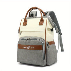 Large Diaper Bag Backpack with Changing Pad Anti Splash