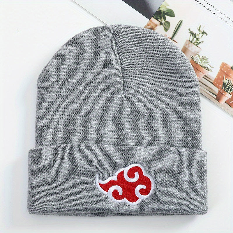 Embroidered Anime Wool Hat Xiangyun Knitting Cold Hat