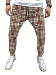 Men's Plaid Casual Slacks
