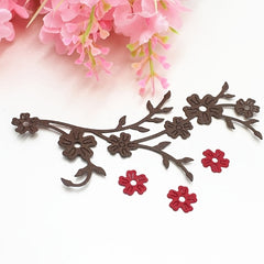 Plum Blossom Metal Cutting Dies DIY Scrapbooking Stencil Template