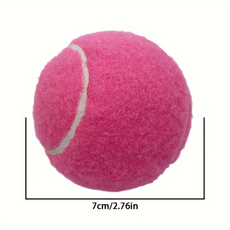 4pcs Training Tennis Ball Practice Ball With Bag for Beginners