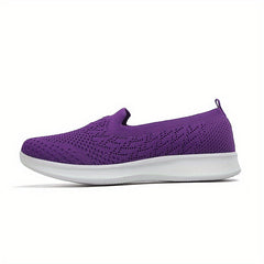 Women's Solid Walking Shoes Breathable Running Shoes