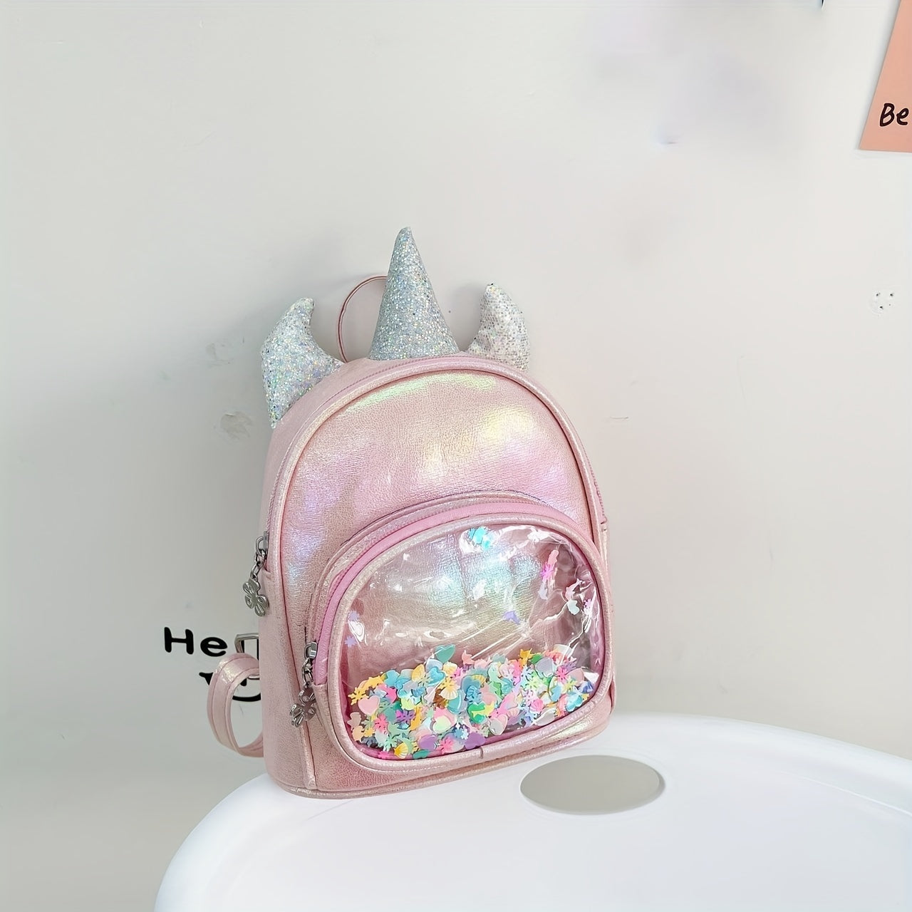 Unicorn Sequin Kindergarten Backpack Large Capacity School Bag