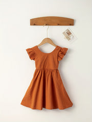 Baby Girl's Ruffle Pleated Dress for Casual Occasions