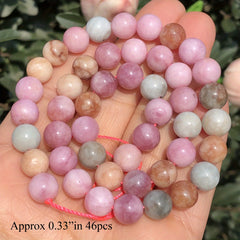 6 8 10MM Alxa Macaron Jades Stone Beads