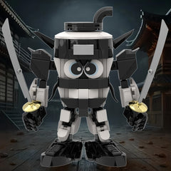 Mythical Samurai Mech Building Kit MOC Fantasy Warrior Model DIY Display Gift