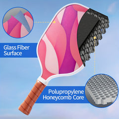Shollar Graphite Fiberglass Pickleball Paddle Set
