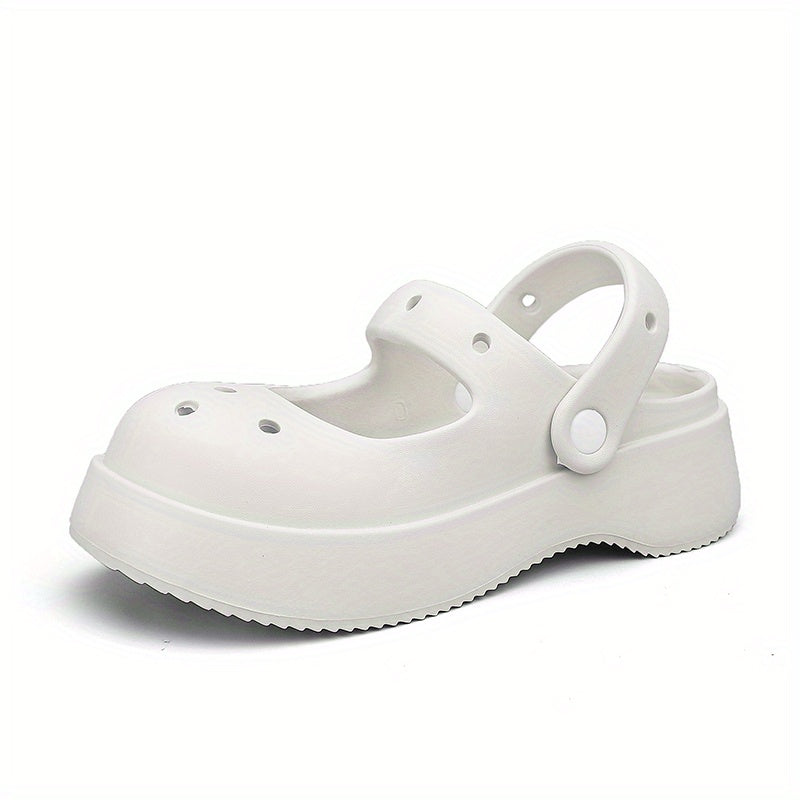 Women's Backless Clogs Hole Slides Outdoor Sandals