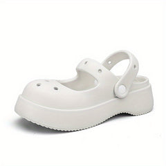 Women's Backless Clogs Hole Slides Outdoor Sandals