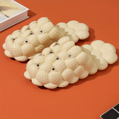 Women's Anti Slip Bubble Slippers Round Toe Comfortable Outdoor Slippers