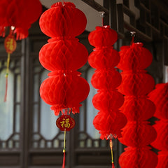 10pcs Honeycomb Small Lantern Wedding Arrangement Outdoor Waterproof Lantern