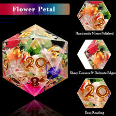 7pcs Resin Dice Set for Tabletop Games Roleplaying
