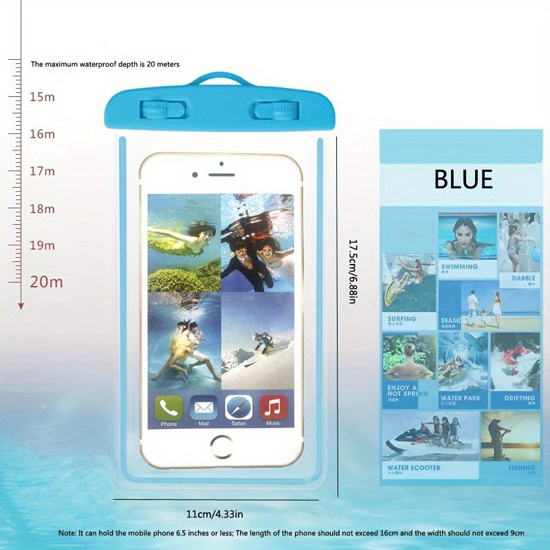 Waterproof Phone Case for Outdoor Activities - Fits Phones Up to 6.5"