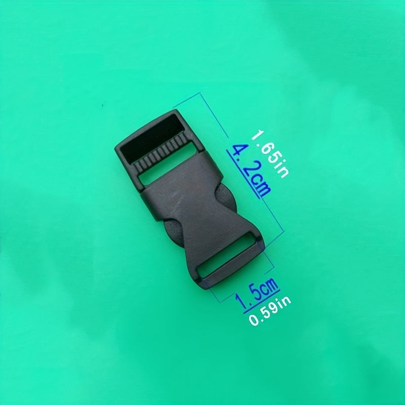 10pcs Double Adjustable Quick Release Buckles Heavy Duty Plastic Replacement