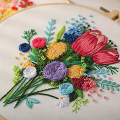 DIY Knitting Crochet Embroidery Kit for Beginners