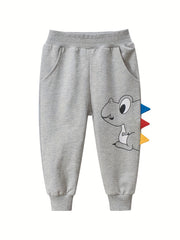 Dinosaur Print Boys Long Pants Spring/Autumn Kids Clothing