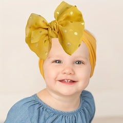 Chiffon Bow Baby Headband for 0-3 Years
