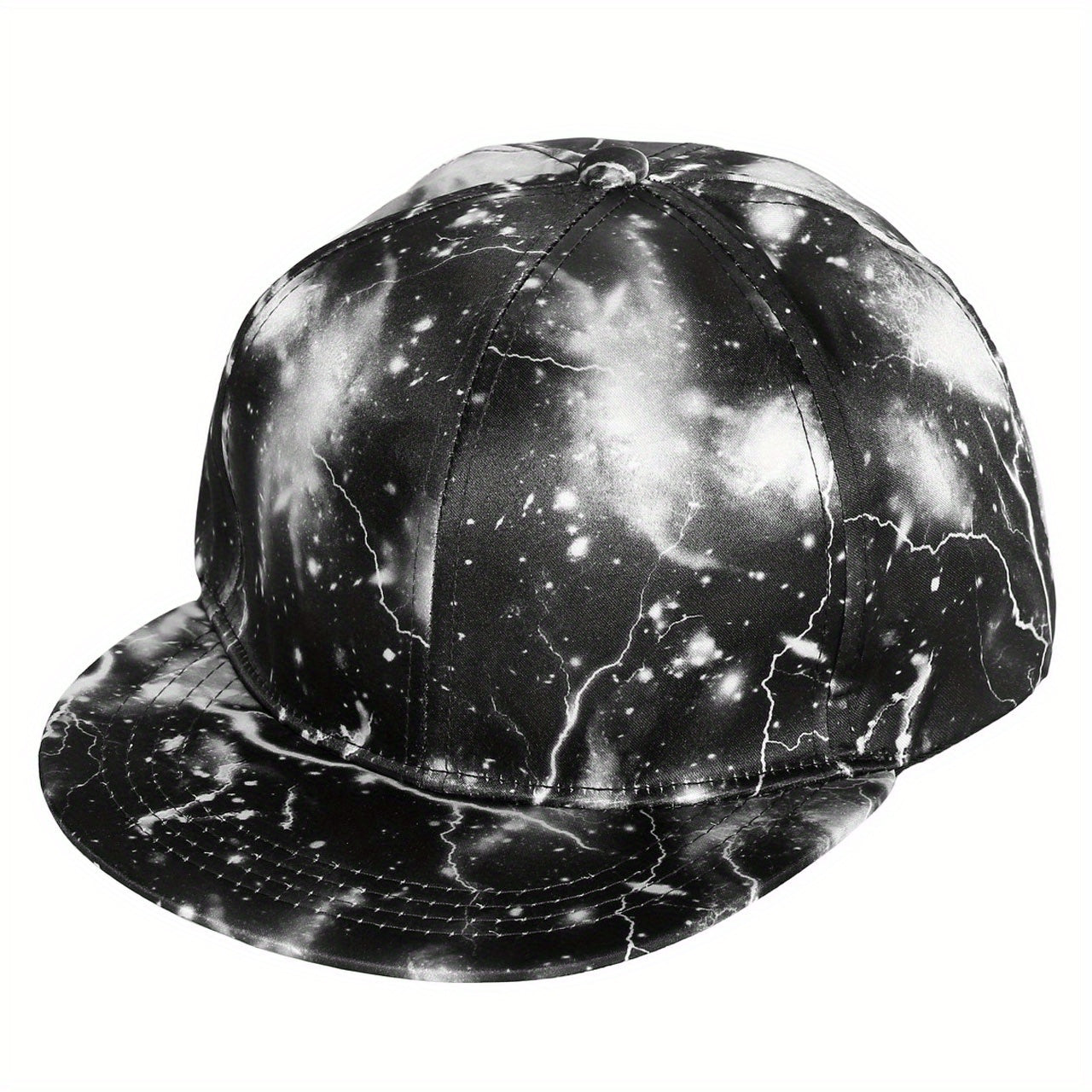Lightning Pattern Snapback Cap Sun Protection Hip hop Cap