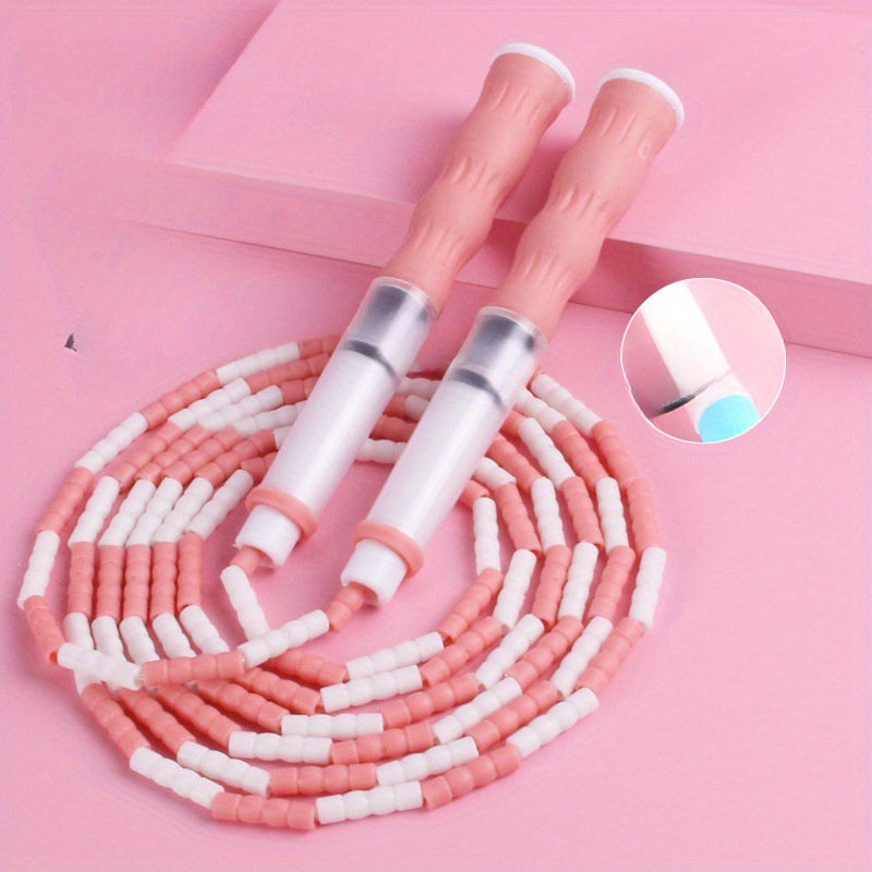 Soft Beaded Kids Jump Rope 8-12 Tangle-Free Workout Weight Loss Training