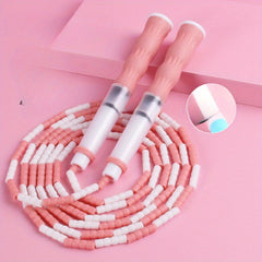 Soft Beaded Kids Jump Rope 8-12 Tangle-Free Workout Weight Loss Training