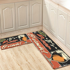 Oktoberfest Floor Mat Beer Printing Carpet Home Kitchen Rug