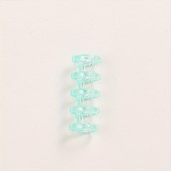 DIY 5 Hole Loose Leaf Buckle Ring Clip Coil Binding Strip Cover