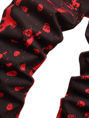 Men's Skull Pattern Jeans Streetwear Denim Pants