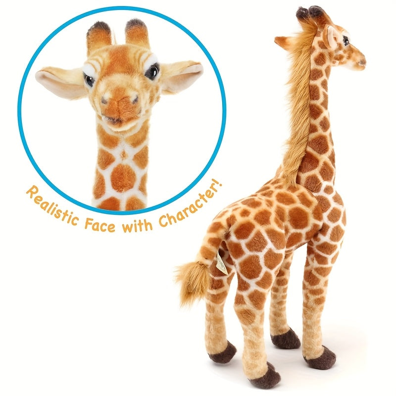 UNSNURNOCH Giraffe Plush Toy Soft Stuffed Animal Doll 35"
