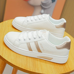 Women's Casual Lace Up Low Top Skate Shoes