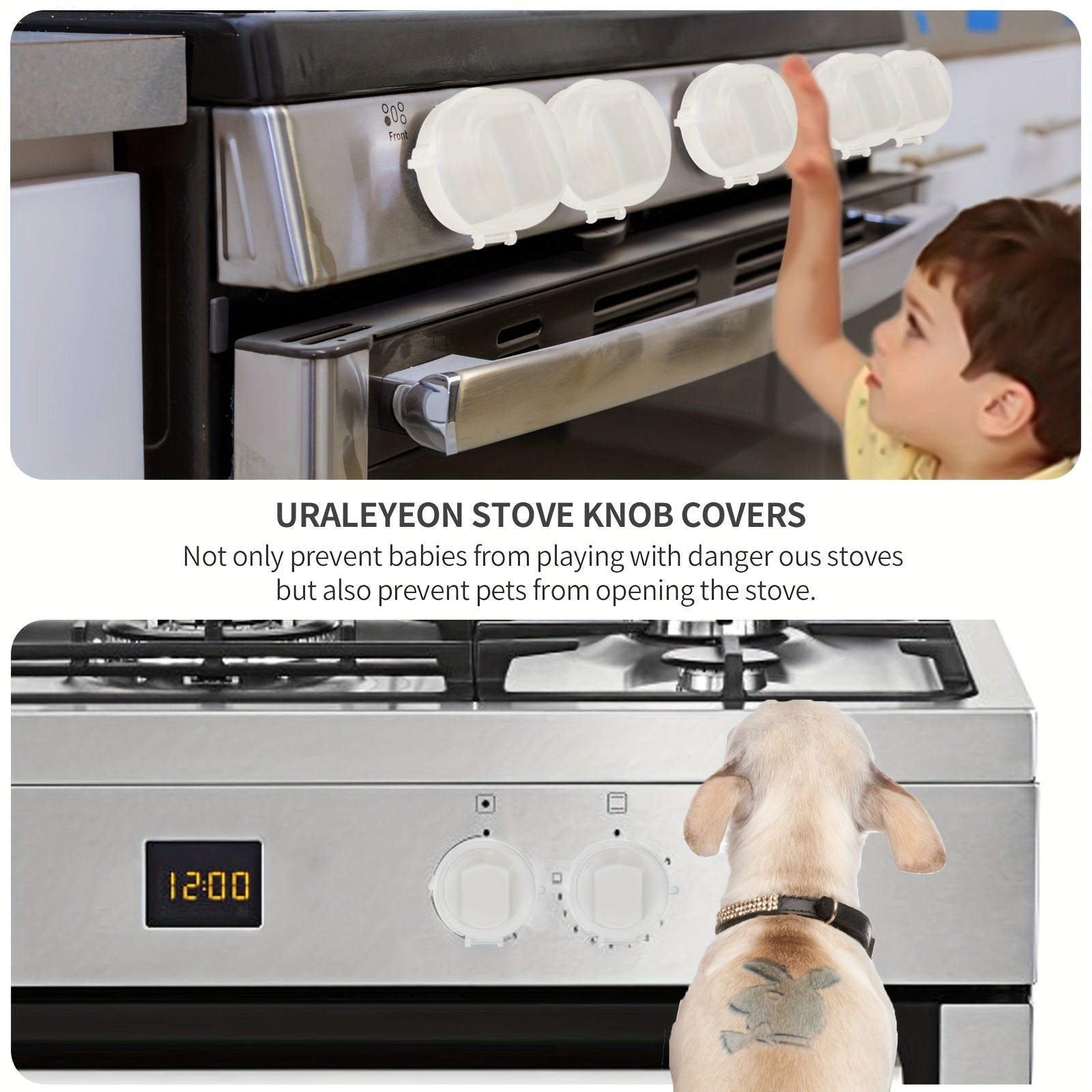 8pcs BBQ Grill Gas Switch Protective Covers