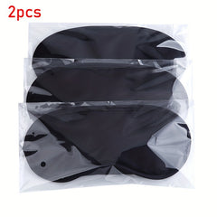 2pcs Blackout Blindfold Soft Sleeping Eye Mask for Travel Rest Yoga