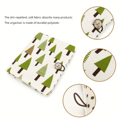 Portable Baby Diaper Storage Bag with Wet Wipes Box