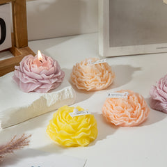 Peony Flower Aromatherapy Candle for Home & Outdoor Use