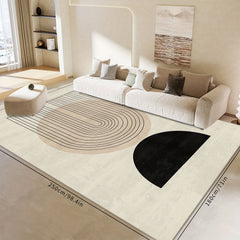 Large Modern Nordic Area Rug Geometric Pattern Living Room Bedroom Mat