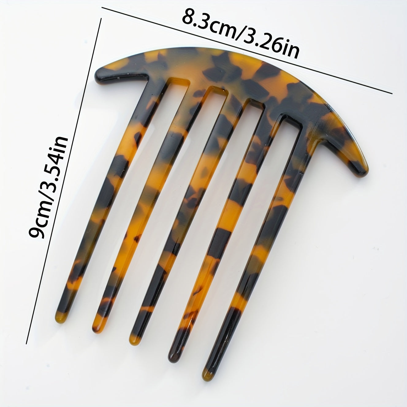 Vintage Style Hair Comb for Women - Acetate Material